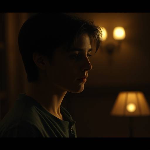 Still from student's film, 'Echoes of Silence'