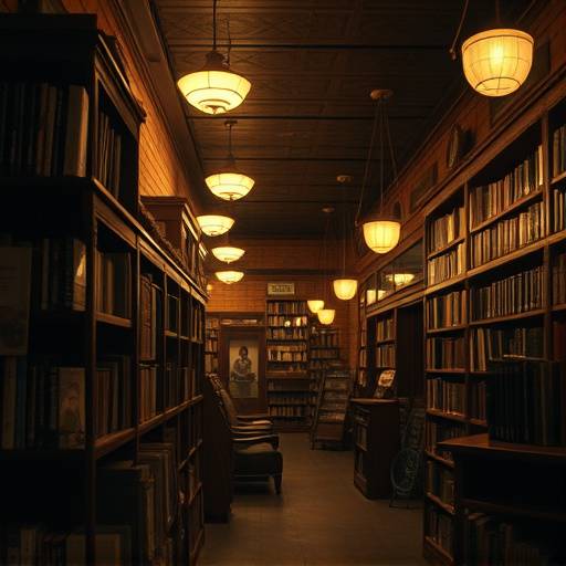 Still from student's film, 'The Last Bookstore'